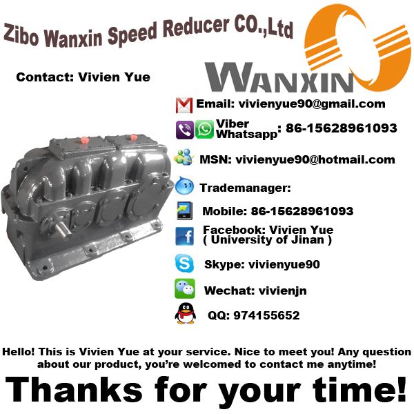 ZD25-3.15-2 normal-reverse rotation ZD speed reducer