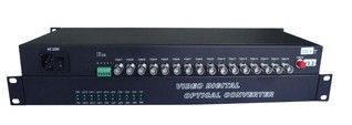 16-Channel Video to Fiber Converter for CCTV Security Surceillance  