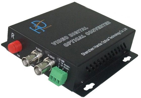 2-Channel BNC to fiber Optical video Converter of surveillance camera 