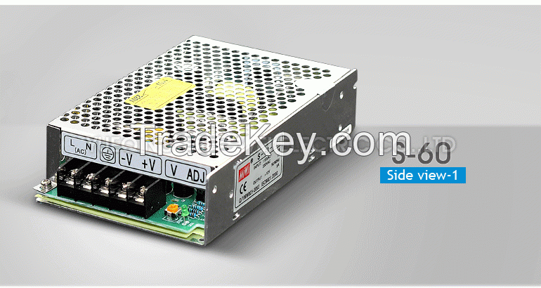 S-60-12 single output  60w 12v 5a switching power supply