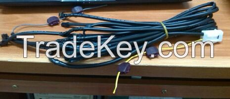 Wire harness for automobile lamp