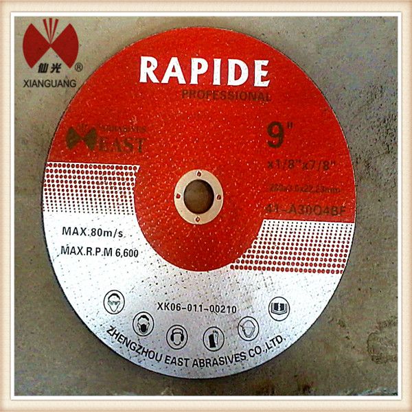 9&quot;(230*3*22mm) metal, stainless steel cutting disc /cutting wheel