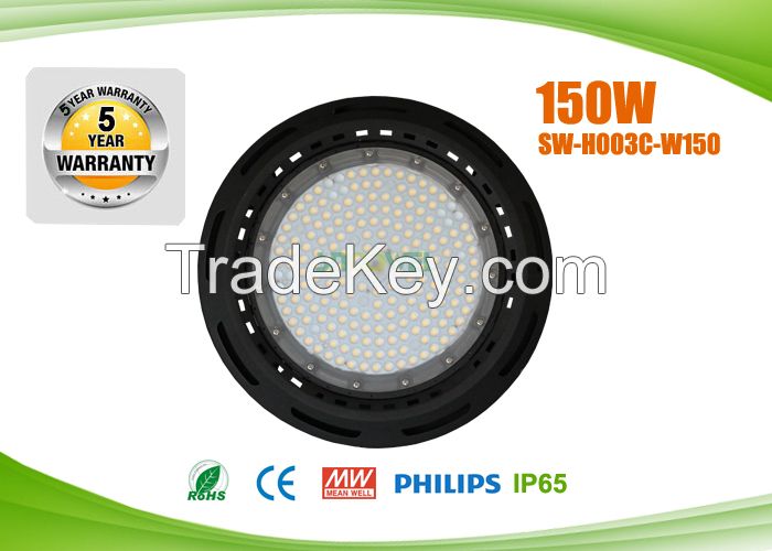 2016 New design 150W 130lm/w UFO led high bay light with high cost performance