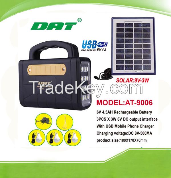 DAT solar lighting system AT-9006