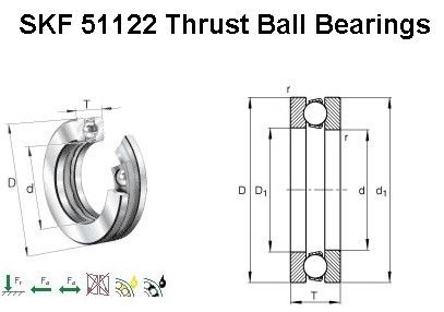 Thrust Ball Bearings 51122