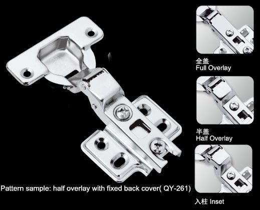 Kitchen cabinet/Wardobe/Furniture Hinges with Fixed back cover