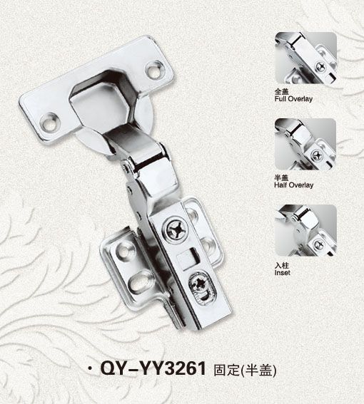 Hydraulic Kitchen cabinet/Wardobe/Furniture Hinges with fixed back cover