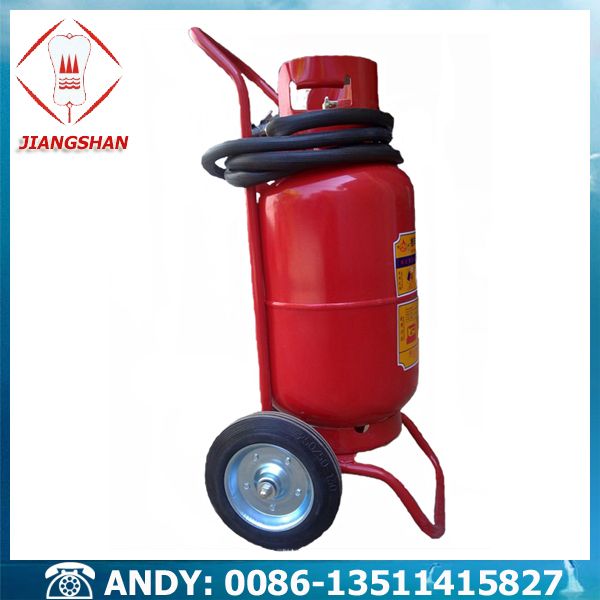 25kg wheeled abc dry powder fire extinguisher