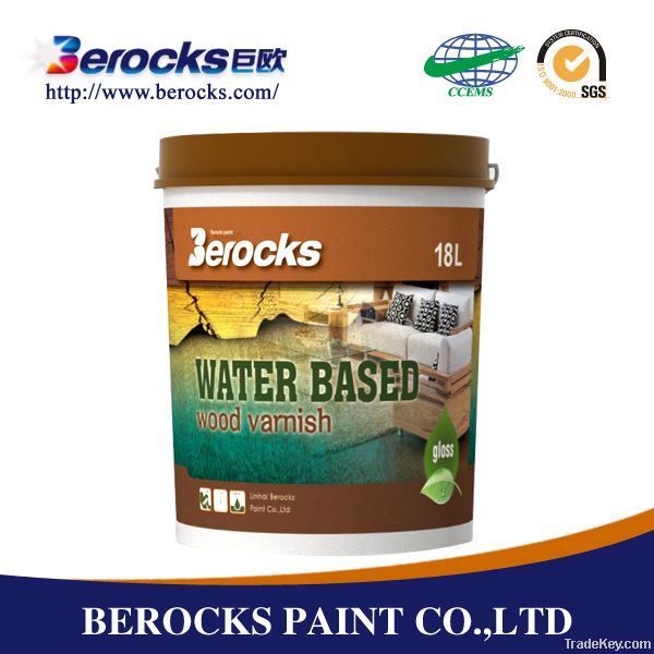 Water-based wood paint