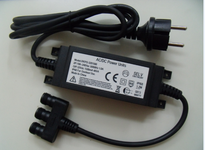 12VDC 2.5A  30W led power supply  with TUV/CE certification for outdoor use