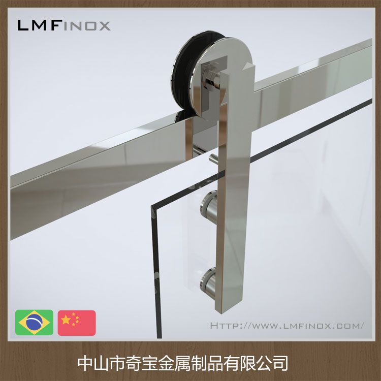 sliding door roller for crystal system