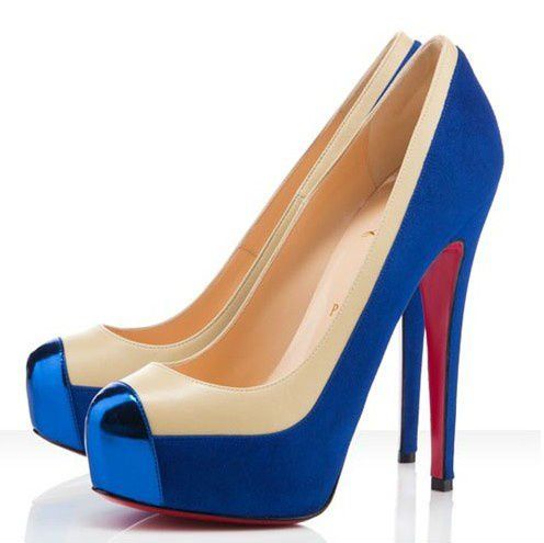 high quality sexy designer high heel women shoes blue