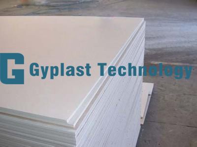 Paperless gypsum board line