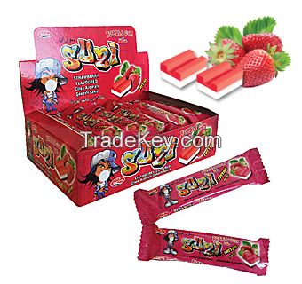 Strawberry Flavored Suzi Bubble Gum