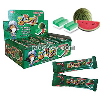 Watermelon Flavored Suzi Bubble Gum