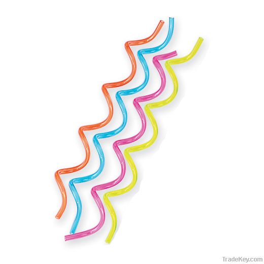 crazy straws, crazy shaped straws, squiggle straws, curved straws