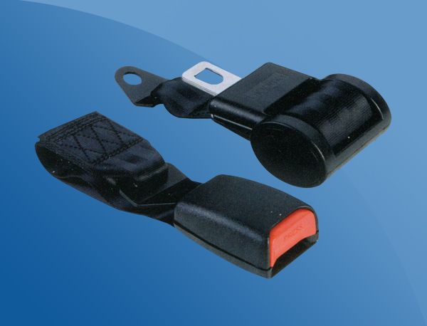 Self-locking 2-point seat belt