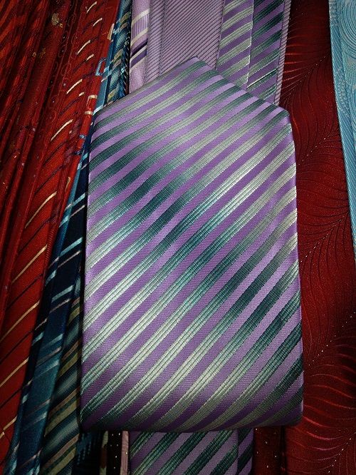 polyester men's ties