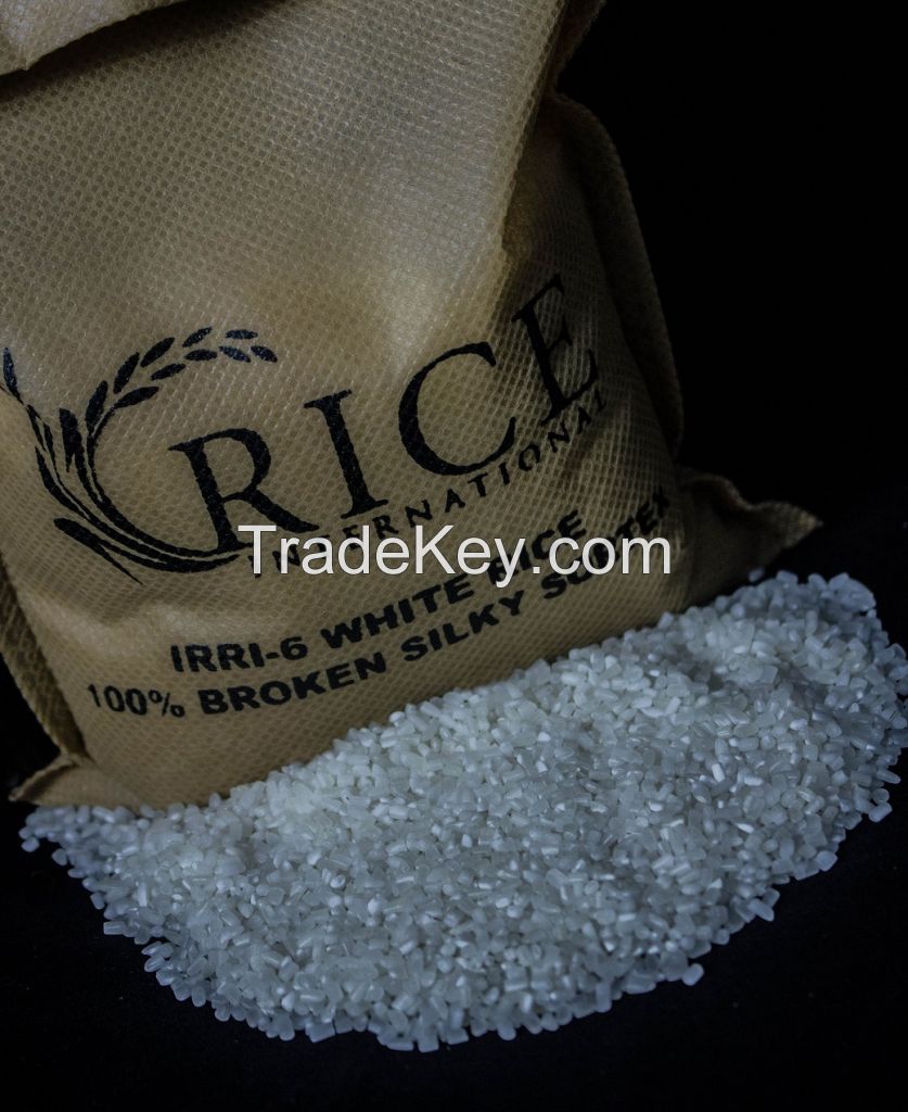 Pakistani White Long Grain Non Basmati IRRI 6 Rice 100% Broken