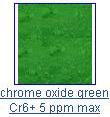 Chrome oxide green low CrCr±6 grade