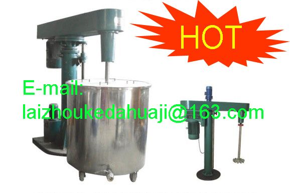 high speed lifting and descending dispersion machine for paint and coating