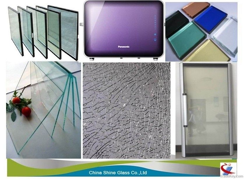 glass panel for home appliance