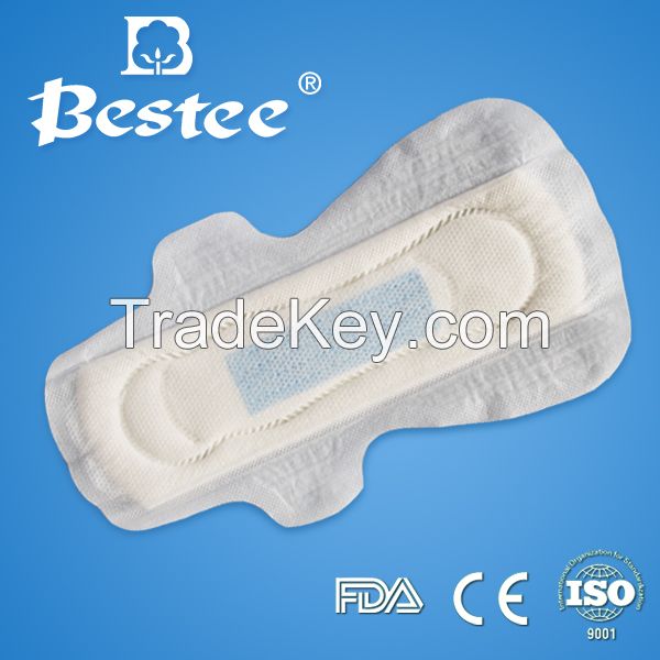 Dry mesh sanitary pads