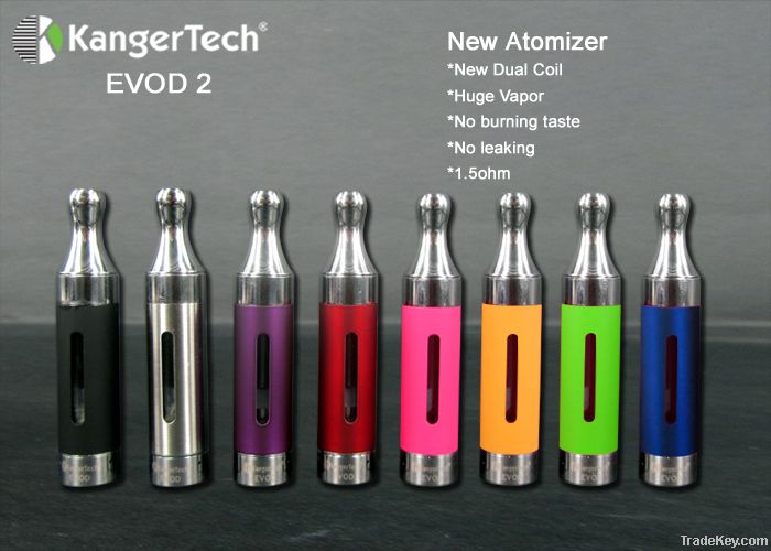 wholesale kanger evod 2 with dual coil, best for eGo/EVOD battery