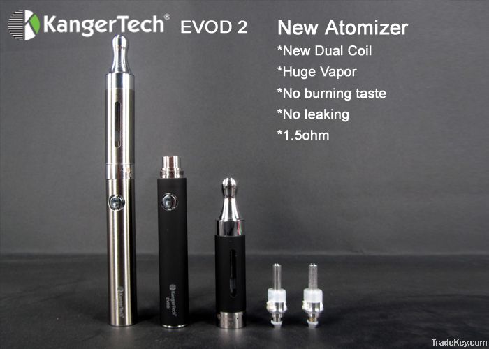 wholesale kanger evod 2 with dual coil, best for eGo/EVOD battery