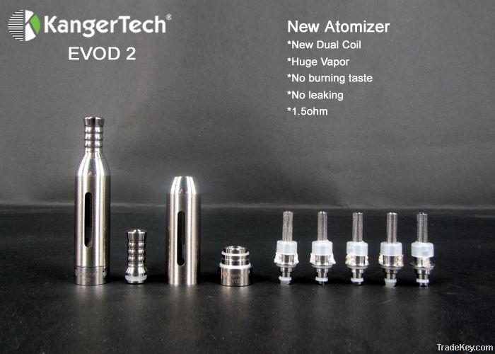 wholesale kanger evod 2 with dual coil, best for eGo/EVOD battery