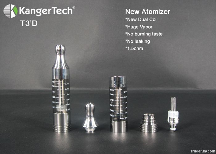 2014 Wholesale Kangerthech T3d E cig Clearomizer Kanger T3 D Atomizer