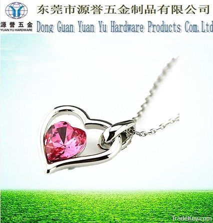 2014 fashion and high quality precious stone zinc alloy necklace
