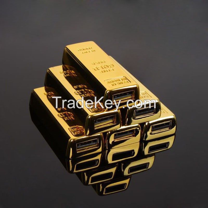 Gold bar USB flash drives