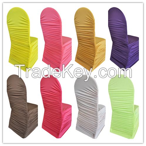 Rouge spandex stretch chair covers