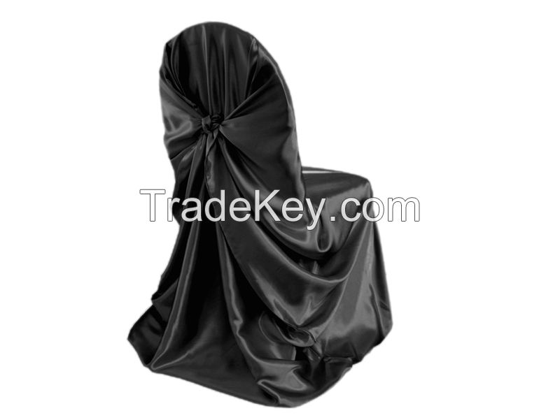 Universal satin chair cover
