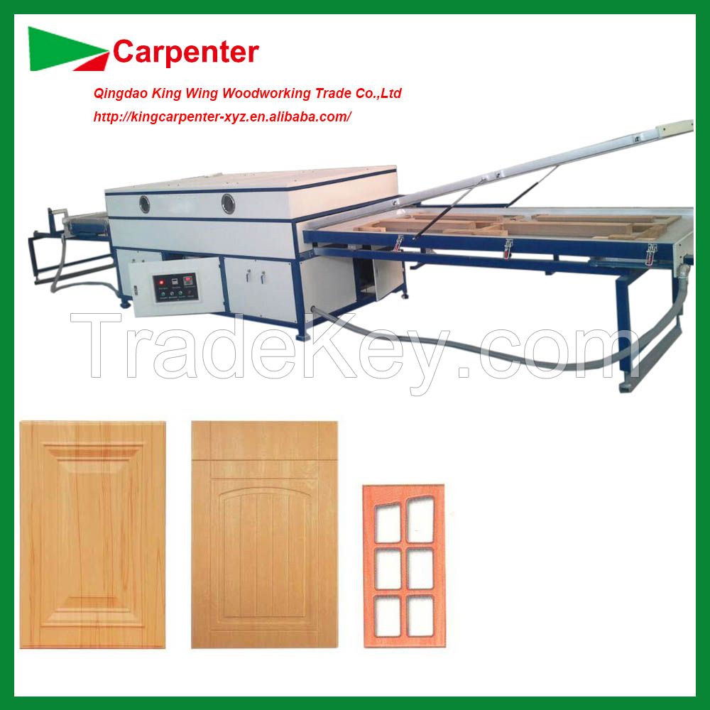 PVC skin MDF door coating Vacuum membrane press machine