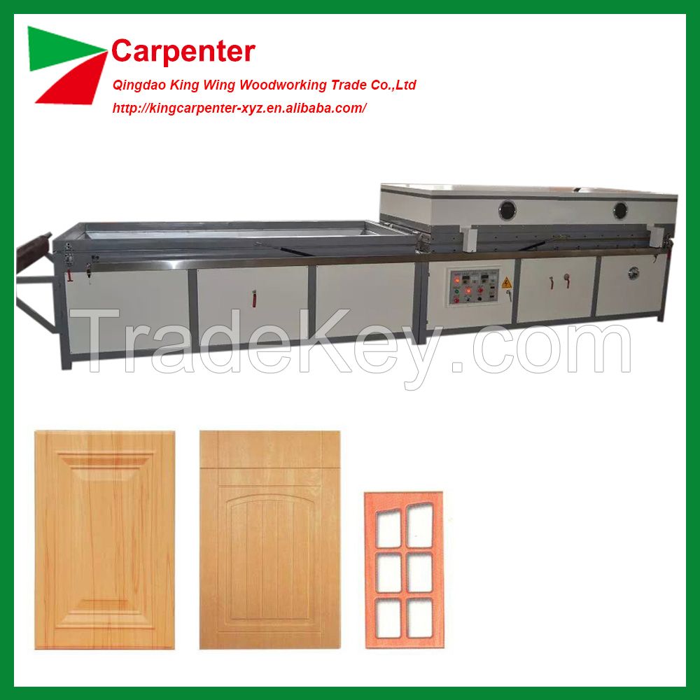 PVC skin MDF door coating Vacuum membrane press machine