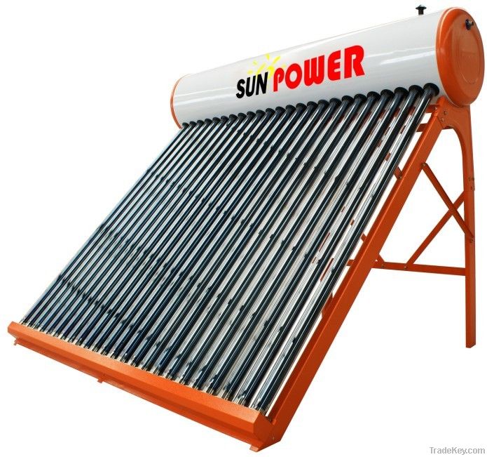 compact non-pressure solar water heater