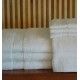 Bath Mat Bamboo White 10.5 Lb 65% Cotton