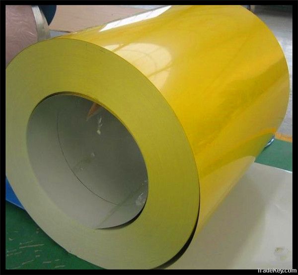 Color coated aluminum coil