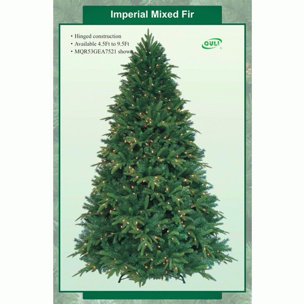 Mix Tips Artificial Christmas Tree with LED Wholesale 
