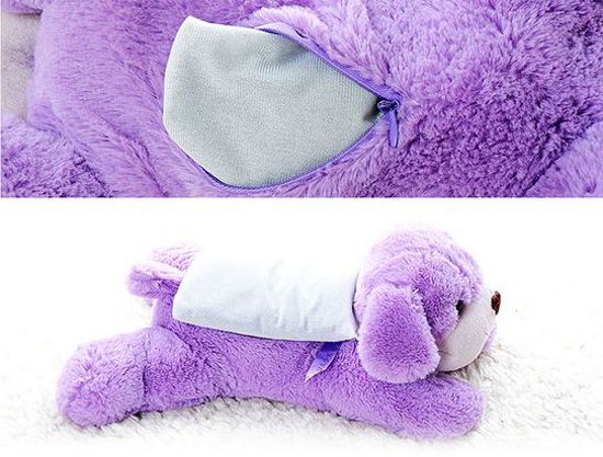 Lavender Plush Dog