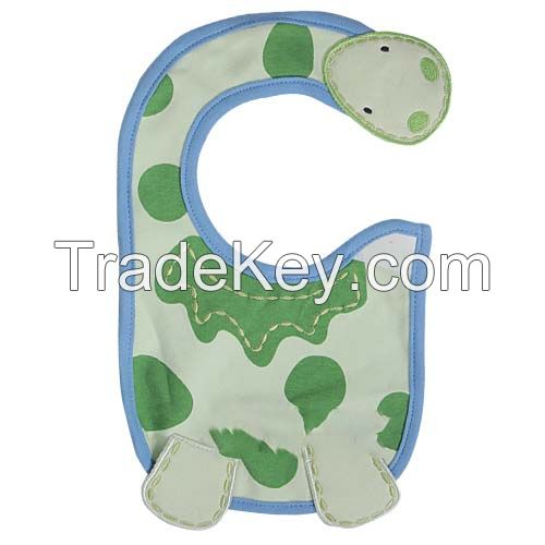 Hot sales! Top quality baby bib in animal shape