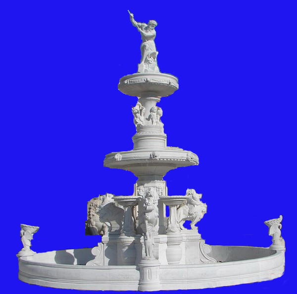 Stone Fountain Carving