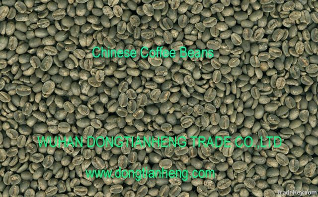 Chinese green coffee beans