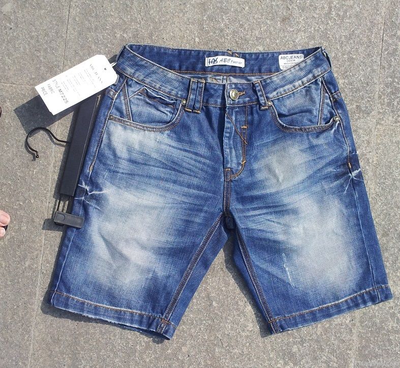 man&#039;s cotton fashion denim shorts