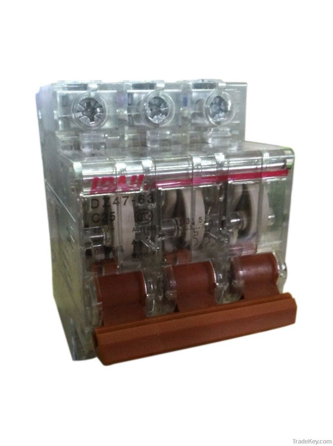 high quality MCB DZ47 circuit breaker C45 mini circuit breaker