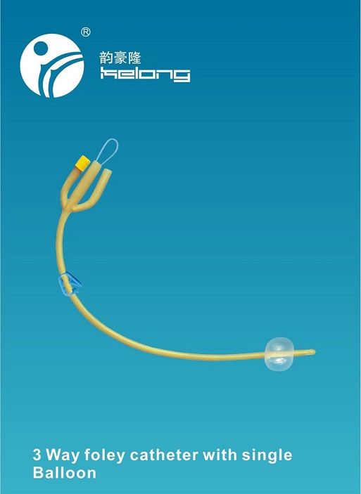 3 Way Latex Foley Catheters CE ISO Approval