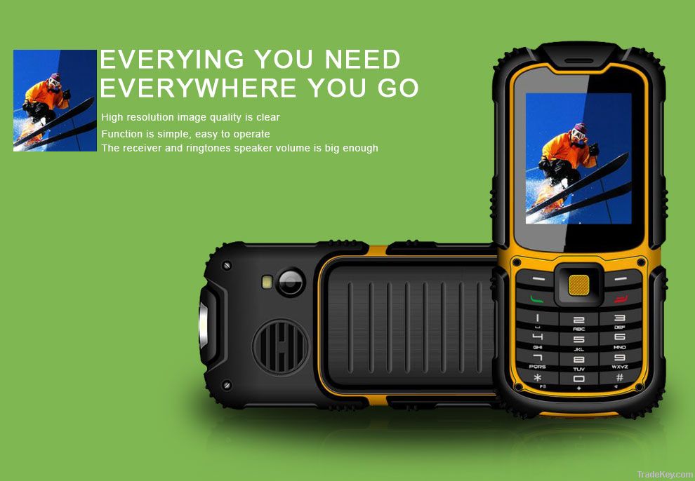 IP68 3G Rugged Smart Phone Wtih CE RoHS Certification