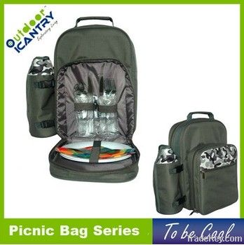 Easy Carry Collapsible Dinner Picnic Cooler Bag Set